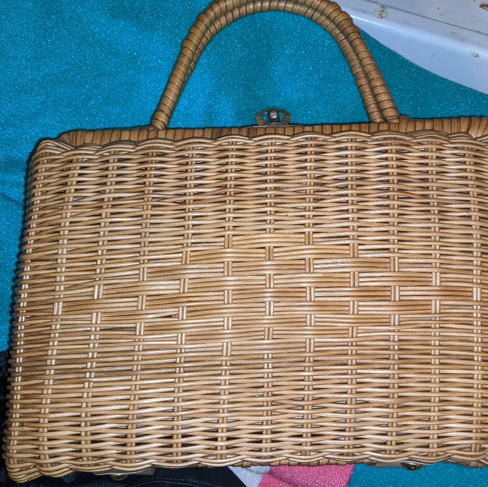 1950 bamboo purse